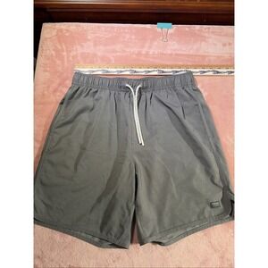 Free Fly Mens Beach Short Smoke Grey UPF 40 Unlined  Size M.